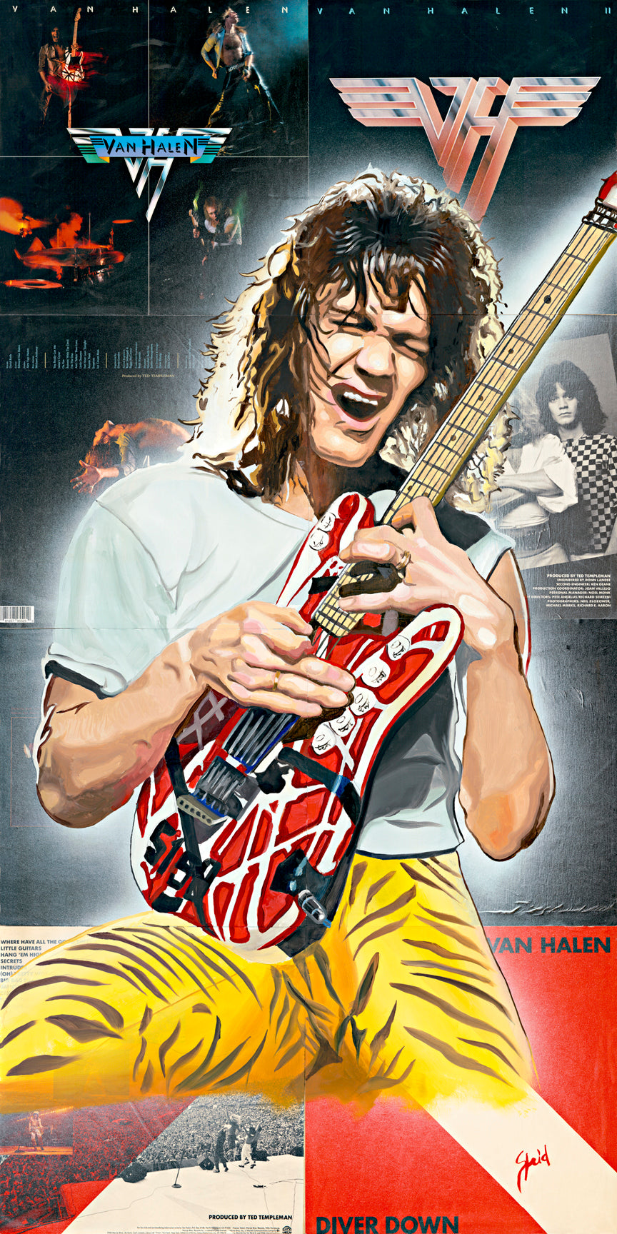Eddie Van Halen Print – PeterStridArt