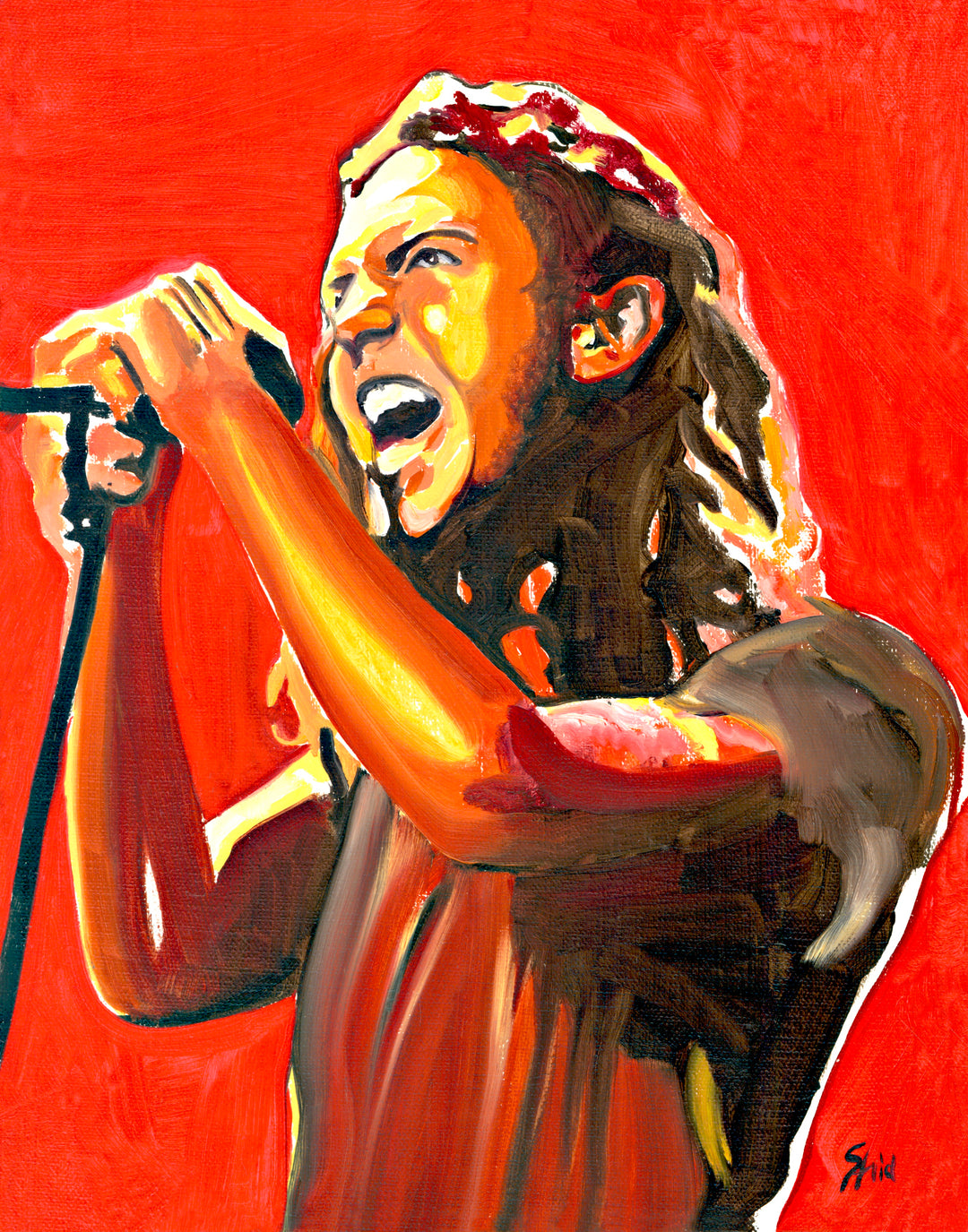 Eddie Vedder Limited Edition Prints – PeterStridArt