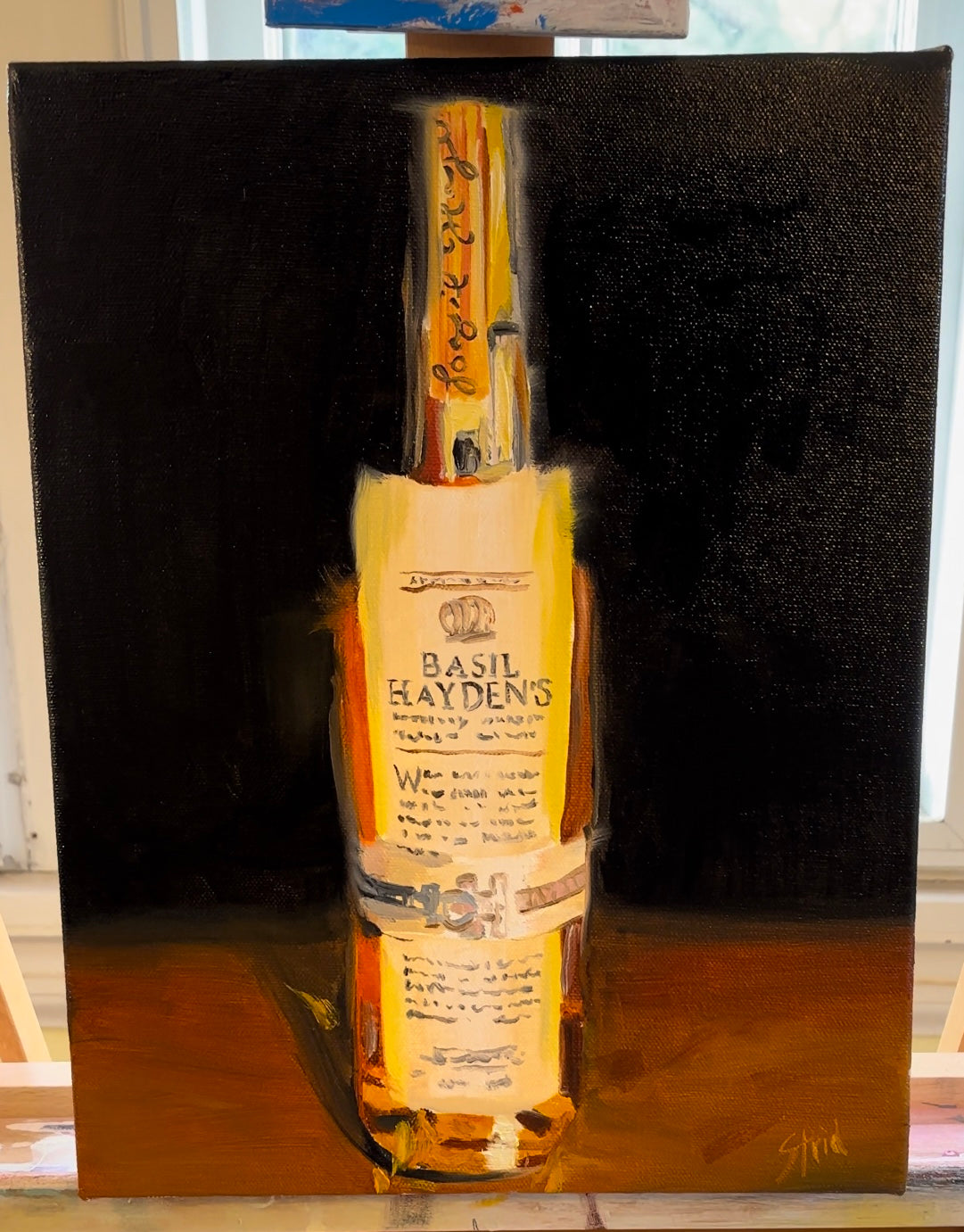 Basil Hayden's Original Oil Painting
