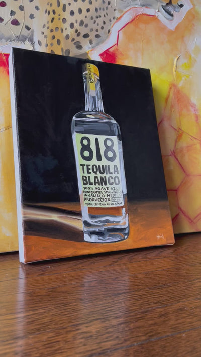 818 Tequila Oil Painting