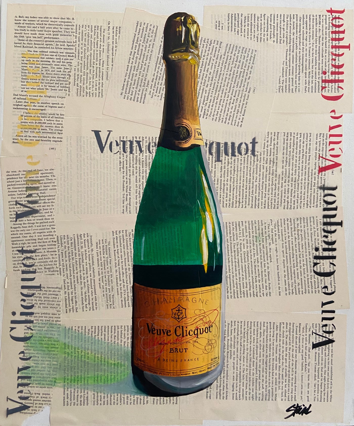 Veuve Clicquot PRINT by PeterStridArt