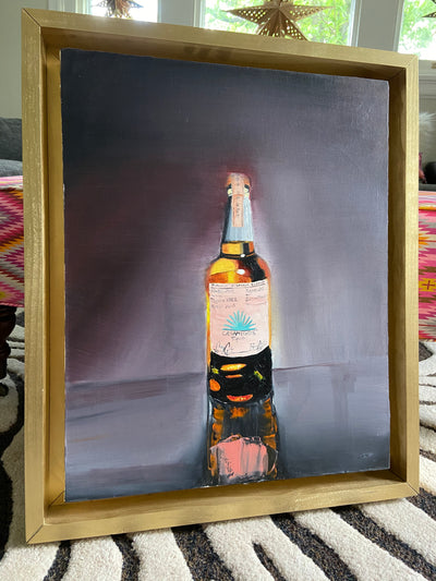 Casamigos bottle Oil Painting by Peterstridart peter strid stridart