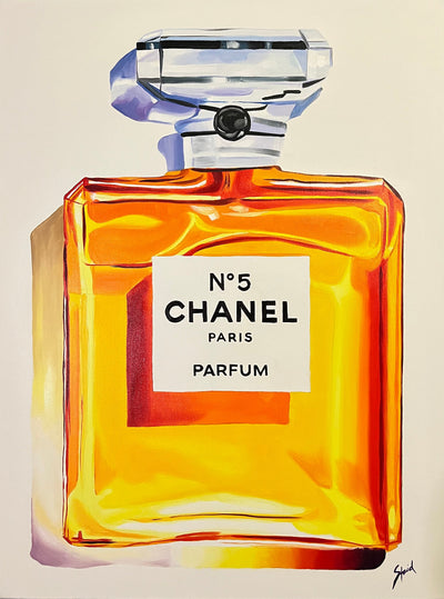 Illustration Coco Chanel Number Five Limited Edition Print Chanel No5